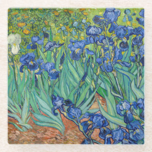 Vincent Van Gogh - Irises Glass Coaster