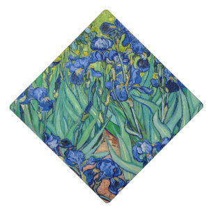 Vincent Van Gogh - Irises Graduation Cap Topper
