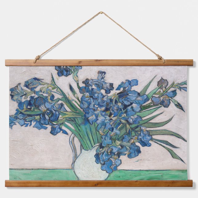 Vincent van Gogh - Irises Hanging Tapestry (Front)