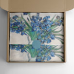 Vincent Van Gogh Irises. Impressionism blue floral Tissue Paper<br><div class="desc">Vincent Van Gogh "Irises" tissue paper. Impressionism blue floral art.</div>