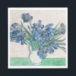 Vincent Van Gogh Irises. Impressionism floral Napkin<br><div class="desc">Vincent Van Gogh "Irises" napkin. Impressionism blue floral art.</div>