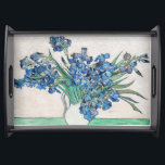 Vincent Van Gogh. Irises. Impressionism floral Serving Tray<br><div class="desc">Vincent Van Gogh "Irises" serving tray.</div>