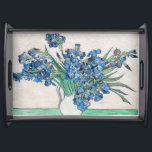 Vincent Van Gogh. Irises. Impressionism floral Serving Tray<br><div class="desc">Vincent Van Gogh "Irises" serving tray.</div>