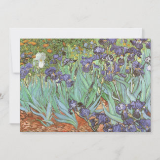 Vincent van Gogh - Irises Invitation