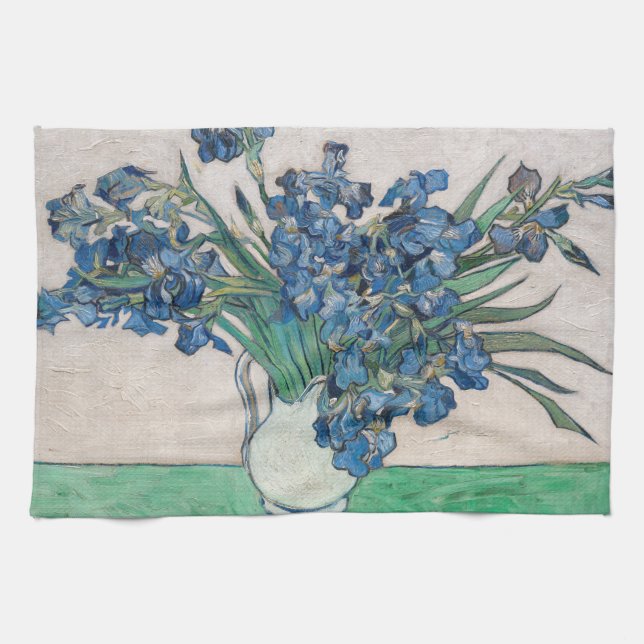 Vincent van Gogh - Irises Kitchen Towel (Horizontal)