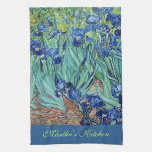 Vincent van Gogh, Irises Kitchen Towel