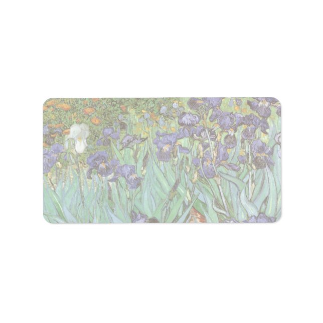Vincent van Gogh - Irises Label (Front)