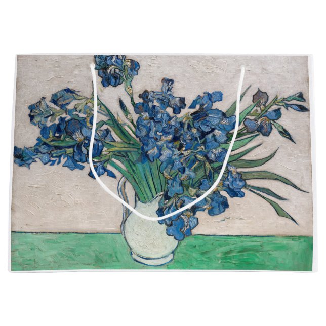 Vincent van Gogh - Irises Large Gift Bag (Front)