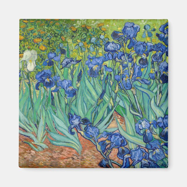 Vincent Van Gogh - Irises Magnet (Front)