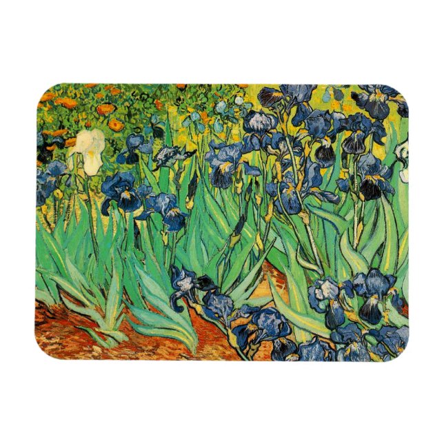 Vincent van Gogh,Irises Magnet (Horizontal)