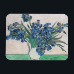 Vincent van Gogh - Irises Magnet<br><div class="desc">Irises / Still Life: Vase with Irises - Vincent van Gogh, Oil on Canvas, 1890</div>