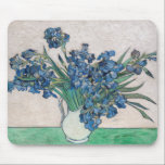 Vincent van Gogh - Irises Mouse Pad<br><div class="desc">Irises / Still Life: Vase with Irises - Vincent van Gogh, Oil on Canvas, 1890</div>
