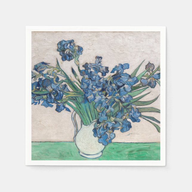 Vincent van Gogh - Irises Napkin (Front)