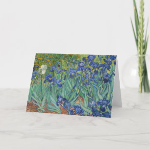 Vincent Van Gogh - Irises Painting Greetings Card