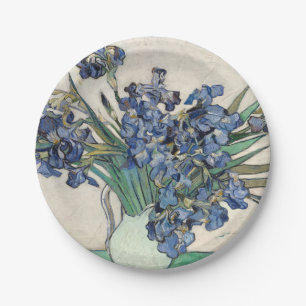 Vincent Van Gogh - Irises Paper Plate