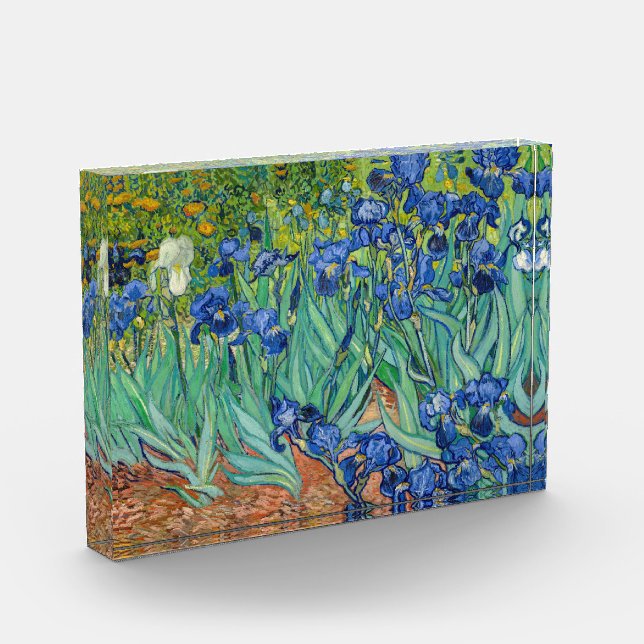 Vincent Van Gogh - Irises Photo Block (Left)