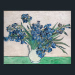 Vincent van Gogh - Irises Poster<br><div class="desc">Irises / Still Life: Vase with Irises - Vincent van Gogh, Oil on Canvas, 1890</div>