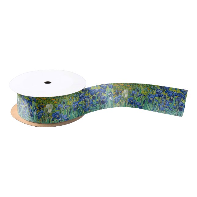 Vincent Van Gogh - Irises Satin Ribbon (Spool)