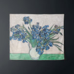 Vincent van Gogh - Irises Tapestry<br><div class="desc">Irises / Still Life: Vase with Irises - Vincent van Gogh, Oil on Canvas, 1890</div>
