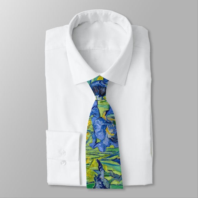 Vincent Van Gogh - Irises Tie (Tied)