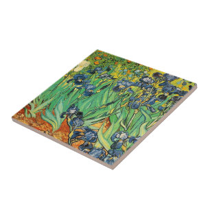 Vincent van Gogh,Irises Tile