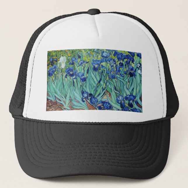 Vincent van Gogh Irises Trucker Hat (Front)