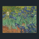 Vincent Van Gogh - Irises Wood Wall Art<br><div class="desc">Irises / Iris - Vincent Van Gogh, 1889</div>