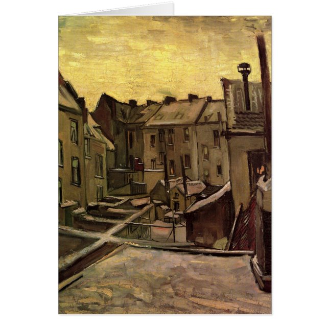 Vincent van Gogh, Jardins de vieilles maisons, Anv (Devant)