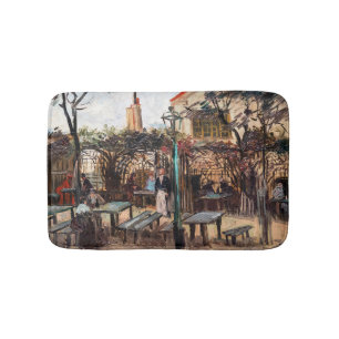 Vincent Van Gogh - La Guinguette on Montmartre Bath Mat