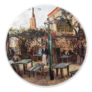 Vincent Van Gogh - La Guinguette on Montmartre Ceramic Knob