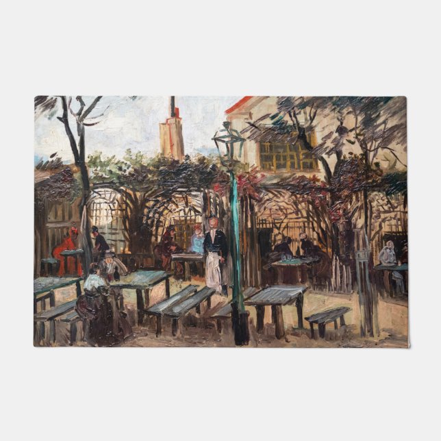 Vincent Van Gogh - La Guinguette on Montmartre Doormat (Front)