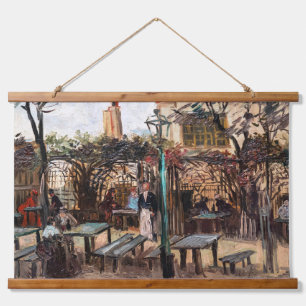 Vincent Van Gogh - La Guinguette on Montmartre Hanging Tapestry