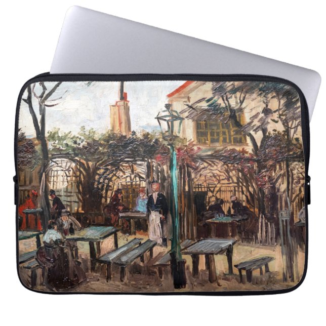 Vincent Van Gogh - La Guinguette on Montmartre Laptop Sleeve (Front)
