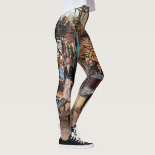 Vincent Van Gogh - La Guinguette on Montmartre Leggings