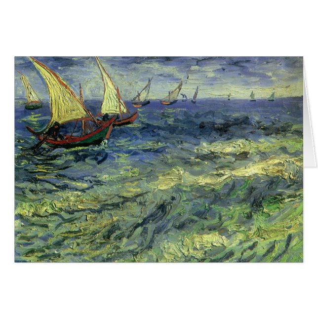 Vincent van Gogh - La mer à Saintes Maries (Devant horizontal)