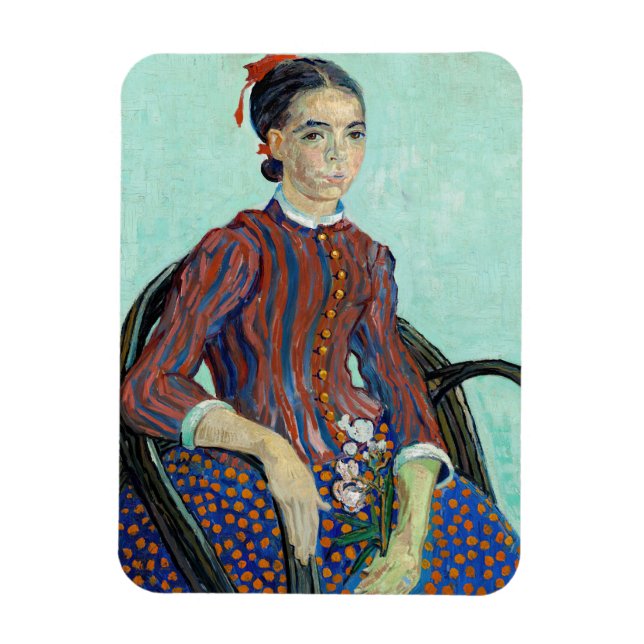Vincent van Gogh - La Mousme Magnet (Vertical)