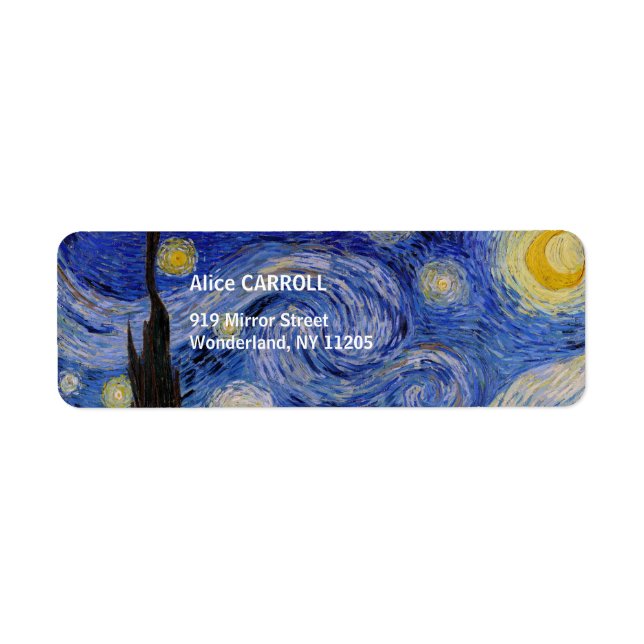 Vincent Van Gogh - La nuit étoilée (Devant)