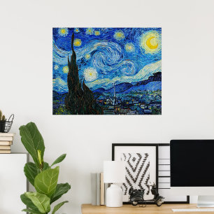 Vincent Van Gogh La Nuit Étoilée Impression d'art