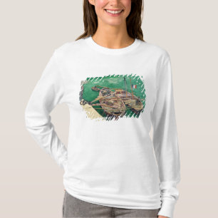 Vincent van Gogh Landing Stage with Boats, 1888 T-Shirt