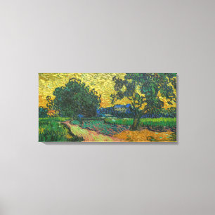 Vincent van Gogh - Landscape at Twilight Canvas Print
