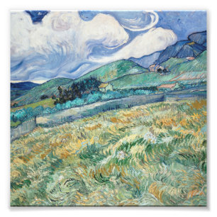 Vincent Van Gogh - Landscape from Saint-Remy Photo Print