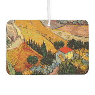 Vincent van Gogh - Landscape, House and Ploughman Air Freshener
