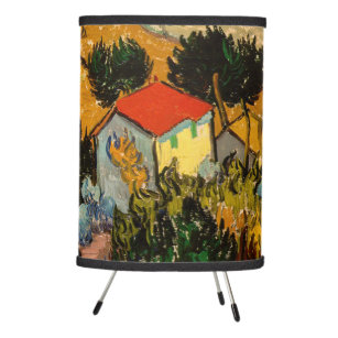 Vincent van Gogh - Landscape, House and Ploughman Tripod Lamp