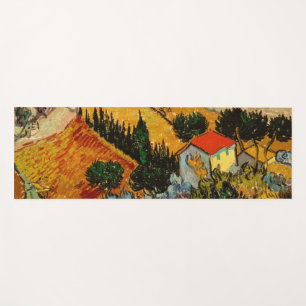 Vincent van Gogh - Landscape, House and Ploughman Yoga Mat
