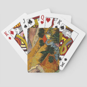 Vincent van Gogh Landscape w/ House & Ploughman Playing Cards