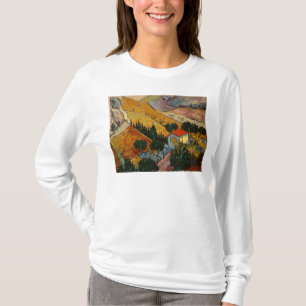 Vincent van Gogh Landscape w/ House & Ploughman T-Shirt