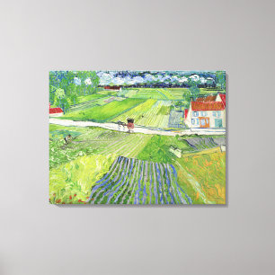 Vincent van Gogh - Landscape with Carriage & Train Canvas Print