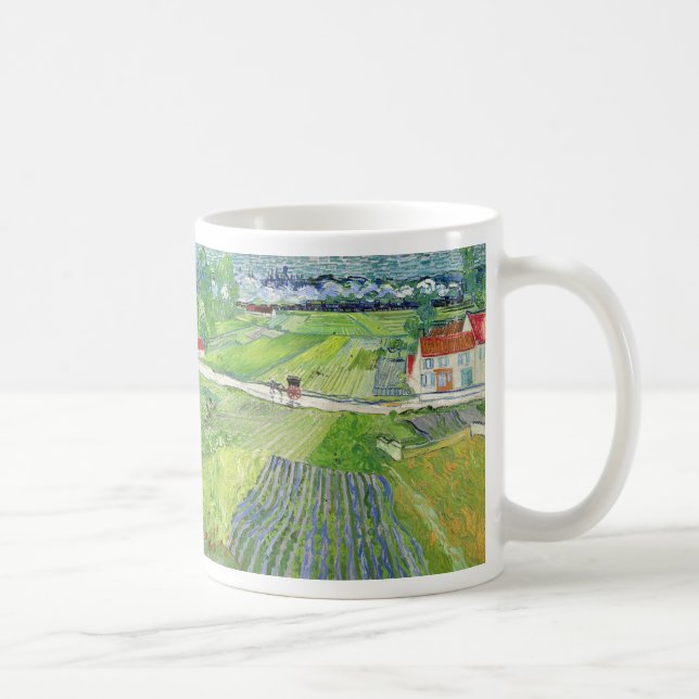Vincent van Gogh - Landscape with Carriage & Train Coffee Mug (Right)