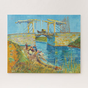 Vincent van Gogh - Langlois Bridge at Arles #1 Jigsaw Puzzle