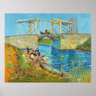 Vincent van Gogh - Langlois Bridge at Arles #1 Poster